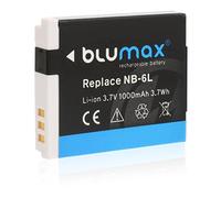 Batería Blumax para Canon NB-6L 1000mAh Compatible con Diversos Modelos de cámaras Digitales de Canon