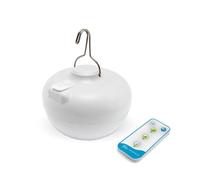 Batería Bombilla LED Gancho Imán Ø 11CM 2700K Regulable Mando USB IP54