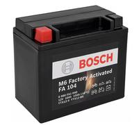 Bosch FA104 - Batería para Motocicletas AGM - 12V 180A 10Ah - Adecuada para motocicletas, motos de enduro, scooters, quads, motos de agua - Compatible M6014, BTX12-BS, BTX12