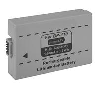 Batería BP-110 BP110 Compatible con Canon Legria HF R26 R27 R28 R205 R206 / Vixia HF R20 R21 R200 (mit INFOCHIP)