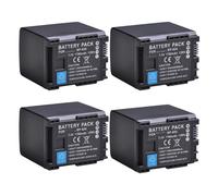 Batería BP-820 BP820 + Cargador USB LED, Compatible con Canon, VIXIA HF G30 G40 XA10 XA20 XA25 XA30 XA35 XA40 XA45 XA50 GX10 HFG21 HFG40 HFM300(4xBattery)