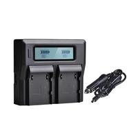 Batería BP-A30 BPA30 + Cargador Dual LCD, Compatible con Canon BP-A30 BP-A60 BP-A90 EOS C200, C220B, C300 Mark II, C500 Mark II(UK Charger)