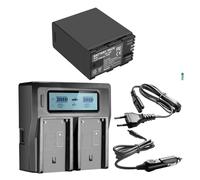 Batería BP-A60 De 14,4 V Y 6400 MAh, Compatible con Canon, BP-A30, BP-A90, EOS C200, C200B, C220B, C300 MK II(1BatteryWithCharger)