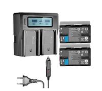 Batería BP-U35 BP-U30 U30 De 3400mAh + Cargador Rápido, Compatible con Sony, For PXW-FS5 PXW FS7M2K X160 X180 X200 EX1 EX3 F3 F3K(2BatteryWithCharger)