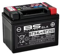 Batería BS BATTERY SLA sin mantenimiento activada de fábrica - BTX4L+ / BTZ5S