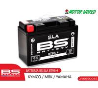 BS Battery 300642 bt9b de 4 AGM SLA Batería de Moto, Color Negro