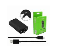 Batería + cable compatible con Microsoft Xbox One, One S, One X Control inalámbrico 1400mah