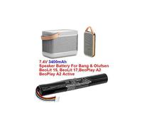 Batería Cameron Sino de 3400 mAh para Bang & Olufsen BeoLit 15, BeoLit 17, BeoPlay A2 Active J406/ICR18650NH-2S