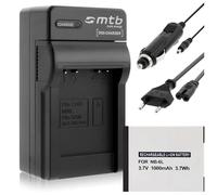 Batería + Cargador (Coche/Corriente) para Canon NB-6L / Ixus 85 IS, 95 IS/Ixy/Powershot S90 S95...Ver Lista!
