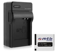 Batería + Cargador (Coche/Corriente) para Canon NB-8L / PowerShot A2200, A3200 IS, A3300 IS, A3350 IS...