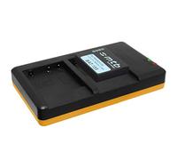 Batería + Cargador Doble (USB) Compatible con Panasonic DMW-BCG10(E), Compatible con Lumix DMC-TZ10, TZ18, TZ20, TZ25, TZ27, TZ30, TZ31, TZ65 / ZS6, ZS7, ZS8 …. - Ver descripción!