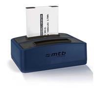 Batería + Cargador Doble (USB) NB-6L para Canon IXUS 85 IS, 95 IS ... / Powershot D10, D20, D30, SX260 HS, SX540 HS ... - v. Lista!
