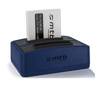 Batería + Cargador Doble (USB) para Fuji NP-40 / SilverCrest SCA 5.00 A2 /Pentax D-Li8, 85 / BenQ/Jay-Tech/Medion UVM - v. Lista!