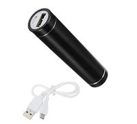 Batería cargador externo para Sony Xperia 1 II Universal Power Bank 2600mAh con cable USB/Mirco USB de emergencia Telephone (negro)