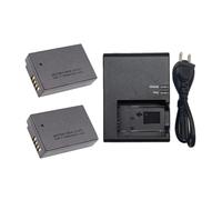 Batería + Cargador For Cámara LP-E17 LP E17, 8,4 V, 1040mAh, Compatible con Canon, For Cámaras EOS 200D M3 M6 750D 760D T6i T6s 800D 8000D X8i LC-E17(2Battery 1US Charger)