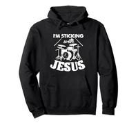 Batería Christian I'm Sticking with Jesus Drumset Sudadera con Capucha