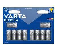 Batería De Litio Varta CR123A 3V Para Foto Blister 10 Piezas