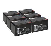 Batería Compatible 72V 15Ah (6x12V 15Ah) E-Scooter E-Roller