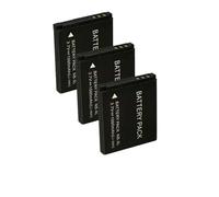 Batería Compatible con Canon NB-8L for PowerShot A3300 A3200 A3100 A3000 A2200 A1200 IS(3PCS Battery)