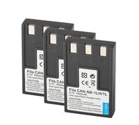 Batería Compatible con Canon PowerShot S110, ELPH, S110, S200, S230, S300, S330, S400, S410, 100, NB-1L, NB-1LH, 1500 mAh, con Cargador.(3Battery)