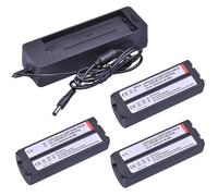 Batería Compatible con Canon SELPHY CP1500 CP1300 CP1200 CP910 CP900 CP800 CP790 CP780 CG-CP200, NB-CP2L NB-CP1L con Cargador(3 Battery 1 Charger)