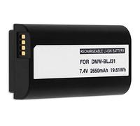 Batería Compatible con DMW-BLJ31 Compatible con Panasonic Lumix DC-S1, S1R, S1H [Li-Ion - 2650mAh - 7.4V - 100% Compatible]
