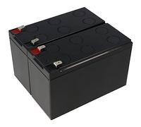 Batería compatible con la batería APC APC-RBC22 para automontaje 2 x CSB-GP1272F2 12 V AGM batería de plomo 7,2 Ah, 151 x 65 x 100 mm, 6,3 mm