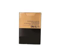 Batería Compatible con Nikon EN-EL15, 1900 mAh, Repuesto for D750, D800, D810, D500, D600, D610, D7000, D7200, MH-25(1 EN-EL15)