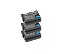 Batería Compatible con Nikon EN-EL15, 2550 mAh, Repuesto for DSLR D600, D610, D800, D800E, D810, D850, D7000, D7100, D7200, L50.(3battery)