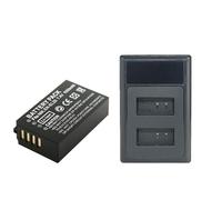 Batería Compatible con Nikon EN-EL20/EN-EL20a, 1800 mAh, Repuesto for cámara P1000, P950, 1, J1, J2, J3, AW1.(4PCS with Charger)