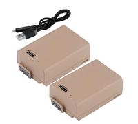 Batería Compatible con Nikon EN-EL25 con Carga USB-C for EN-EL25a Z30 Z50 ZFC 2000 mAh(2 Pcs Battery)
