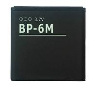 Batería compatible con Nokia BP-6M BP6M N73 N93 9300 6280 alta capacidad 1100 mAh
