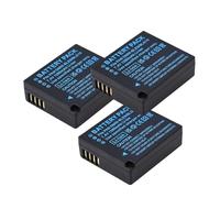 Batería Compatible con Panasonic DMW-BLG10E BLE9 for cámaras TZ100, LX100, GX7, GX80, TZ90, GX9, TZ80, TZ91, TZ92, TZ200, GF3, GF5 y GF6.(3pcs Battery)
