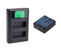 Batería Compatible con Panasonic DMW-BLG10E BLE9 for cámaras TZ100, LX100, GX7, GX80, TZ90, GX9, TZ80, TZ91, TZ92, TZ200, GF3, GF5 y GF6.(1battery and Charger)