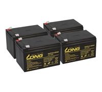 Batería compatible con patinete eléctrico Mach 1 Mach 1 1886 48 V 4 x 12 V 14 Ah AGM batería de plomo como 15 Ah - Larga duración - sin mantenimiento - fiable - Batería de repuesto - Batería