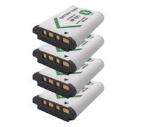 Batería Compatible con Sony NP-BX1 for ZV-1F ZV1 ZV-1 FDR-X3000R X3000 RX100 RX100 AS300 HX400 HX60 WX350 AS300V 1350 mAh(4 Pcs Battery)