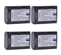 Batería Compatible con Sony NP-FH50 for NP-FH30, NP-FH40, NP-FH70, NP-FH100 y DSC-HX1, HX100V, HX200, HX200V, DSLR-A230, A290 y A330.(4 Batteries)