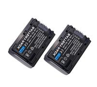Batería Compatible con Sony NP-FV50, NP-FV40 y NP-FV30 for Handycam HDR-CX380 (430 V, 900 V, 580 V, 760 V, HDR-PJ540, 650 V, HDR-PV710V y 790 V).(2 Battery)