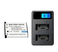 Batería Compatible de 1450 mAh for Olympus LI-40B, LI-42B, Casio NP-80, XP70, XP60, XP50 y T550.(4PCS with Charger)