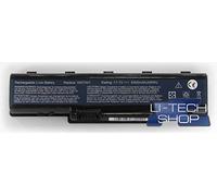 Batería compatible para código Acer PackardBell AS07 A72 negro Computer Pila 48 Wh