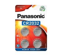 Batería CR2032 (Paquete de 4) - Panasonic, Pila de botón de Litio, 3 V