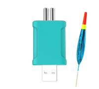 Batería CR425 Recargable-LIR425 Batería de flotación ligera con carga USB con kit de cargador, compacto y seguro | Fuente de Float Fuente para uso nocturno, suministro de aparejos reutilizables,