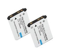 Batería de 1200 mAh Compatible con cámaras Olympus LI-40B, LI-42B, NP-45 y EN-EL10.(2 Battery)