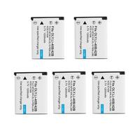 Batería de 1200 mAh Compatible con cámaras Olympus LI-40B, LI-42B, NP-45 y EN-EL10.(5 Battery)