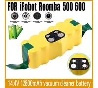 Batería de 12800 mAh y 14,4 V para iRobot Series 500, 600, 700, 800, 900, Batería para iRobot Roomba 14,4 V, 620, 650, 770, 780, 580 12800MAH-1PCS