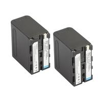 Batería De 13400mAh NP-F980 NP F990 NP F980 F970 F960 - Compatible con Sony F330 F570 F750 F770 MC1500C PLM-100 CCD-TRV35 MVC-FD91(2PCS)
