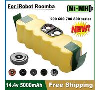 Batería de 14,4 V 5000mAh para iRobot 500 600 700 800 900 series batería para iRobot Roomba14.4 V 620 650 770 780 580 1Pcs 3.8AH