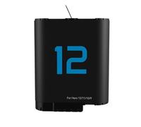 Batería de 1720 mAh Compatible con GoPro Hero 9, 10, 11 y 12 con Cargador rápido.(1 PCS)