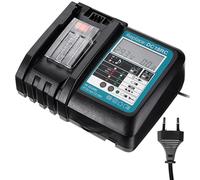 Batería de 18 V, cargador rápido DC18RC, compatible con Makita de 14,4 V y 18 V, batería de ion de litio de repuesto BL1815 BL1830 BL1840 BL1850 BL1860 BL1890 BL1415 BL1430 BL1440