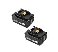Batería De 18v, Compatible Con Makita, BL1860 BL1850B BL1850 BL1840 BL1830, Batería Y Cargador De Destornillador, Baterías De Repuesto For Herramientas Eléctricas De 18v.(2 PCS 6.0)